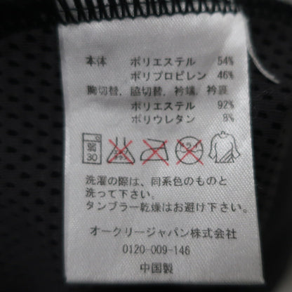 OAKLEY(オークリー) 長袖モックネックシャツ 黒 メンズ L A