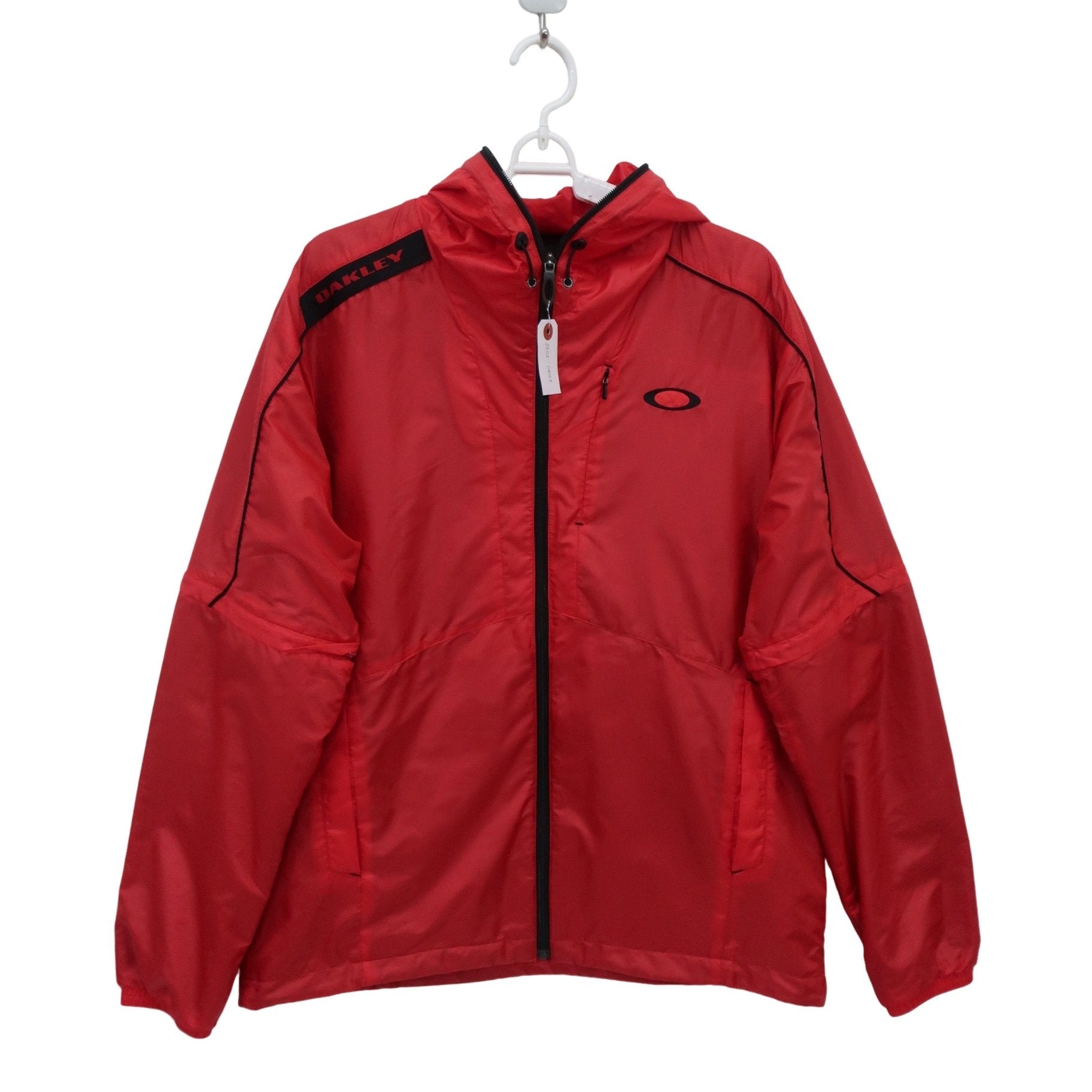 OAKLEY(オークリー) ナイロンパーカー 赤 メンズ L A