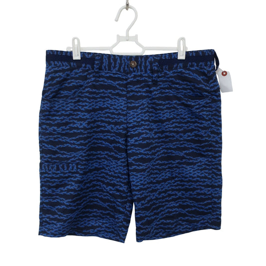 adidas1 ハーフパンツ 青カモフラ柄 メンズ L A