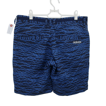 adidas1 ハーフパンツ 青カモフラ柄 メンズ L A