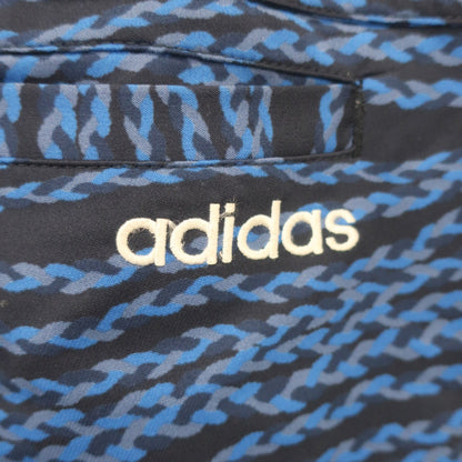 adidas1 ハーフパンツ 青カモフラ柄 メンズ L A