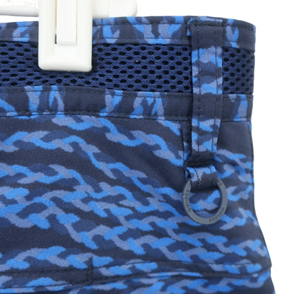 adidas1 ハーフパンツ 青カモフラ柄 メンズ L A