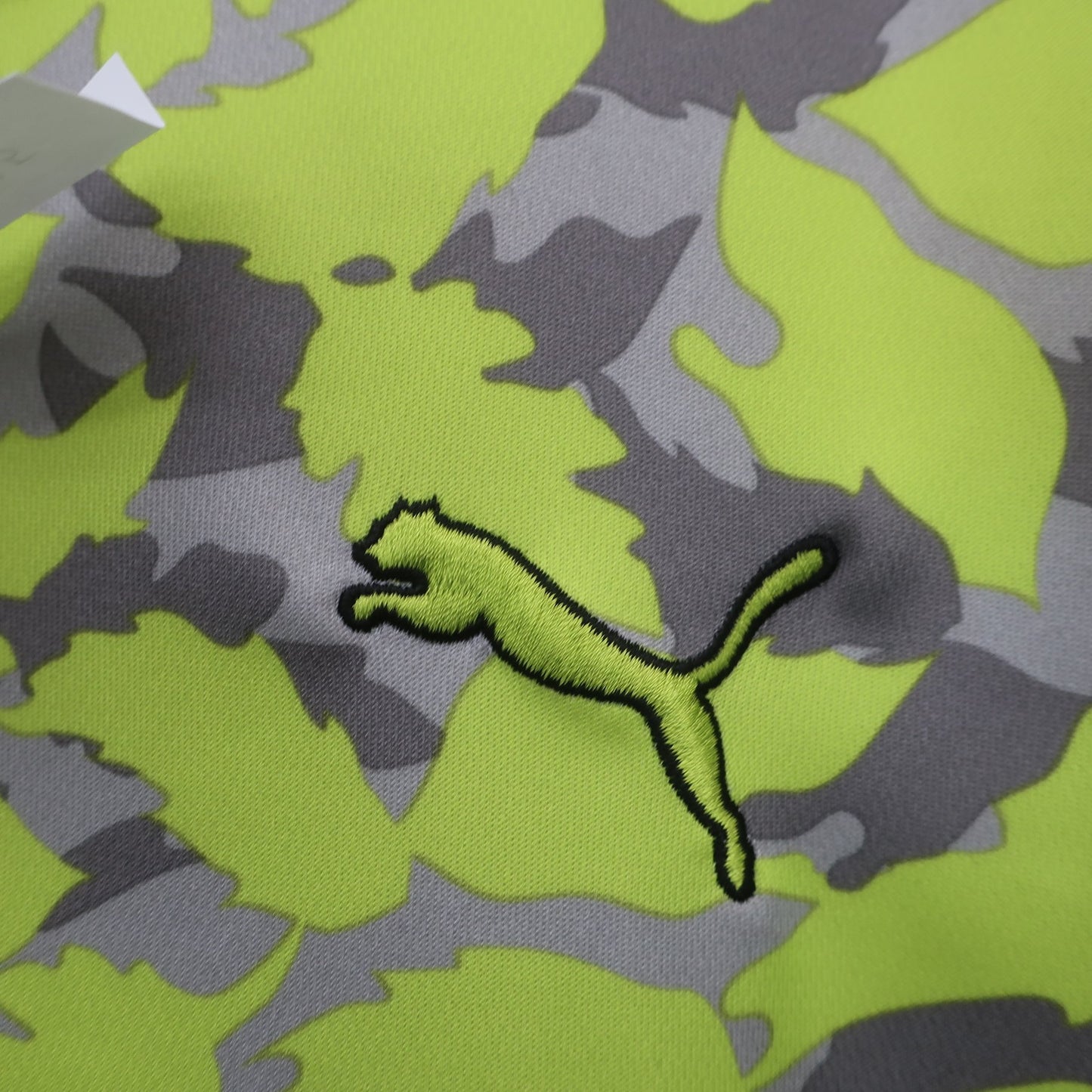PUMA GOLF(プーマゴルフ) ポロシャツ グレー黄色 メンズ XL A