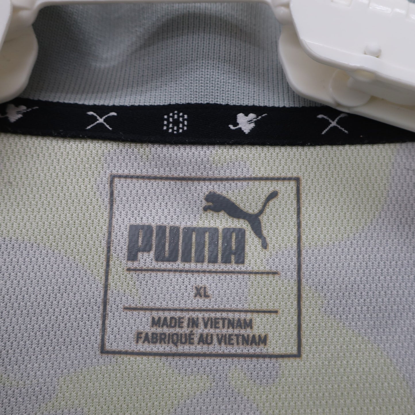 PUMA GOLF(プーマゴルフ) ポロシャツ グレー黄色 メンズ XL A