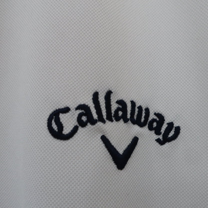 Callaway(キャロウェイ) 長袖ポロシャツ 白 メンズ LL 241-0233500 A
