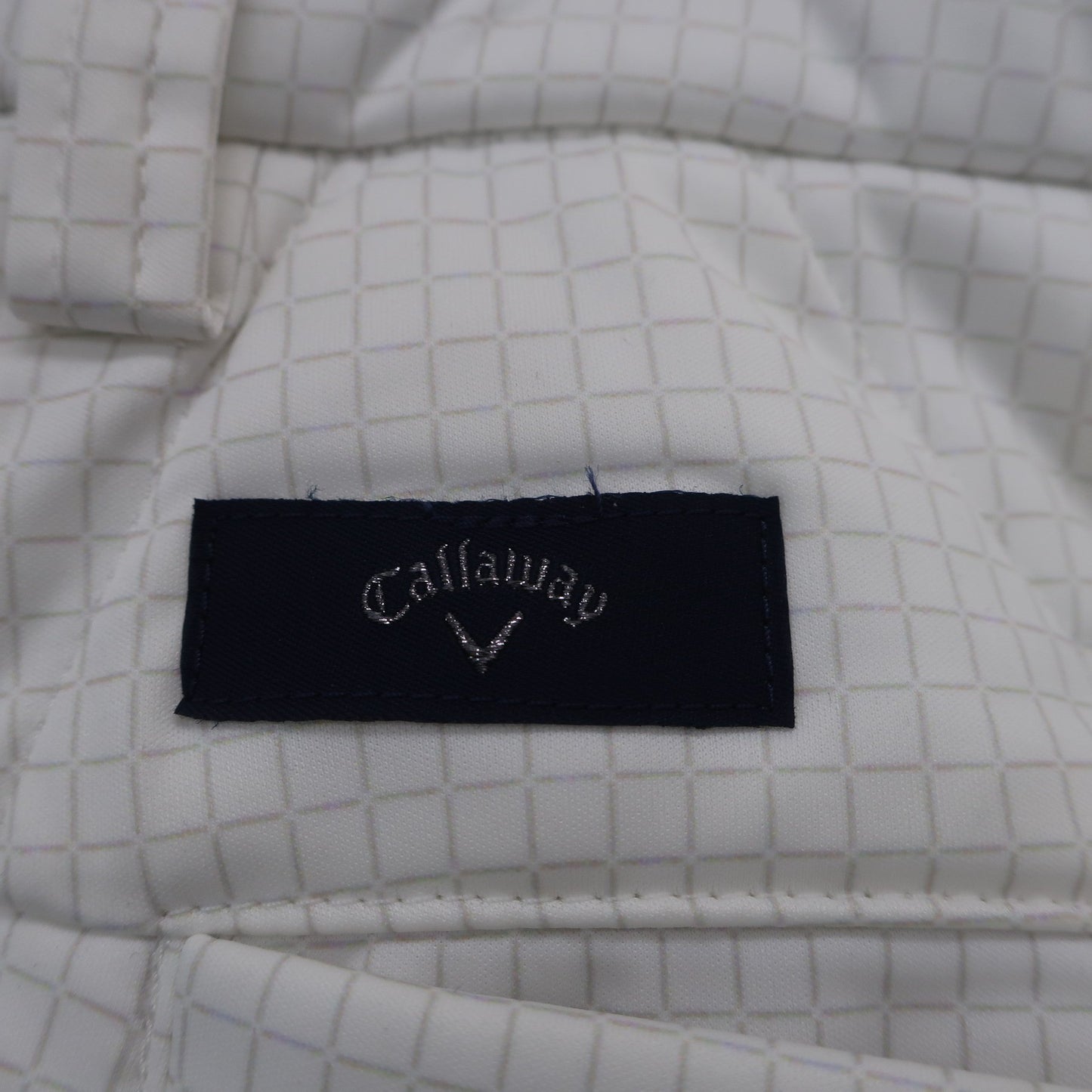 Callaway1 中綿パンツ 白チェック メンズ 3L C21226114 B