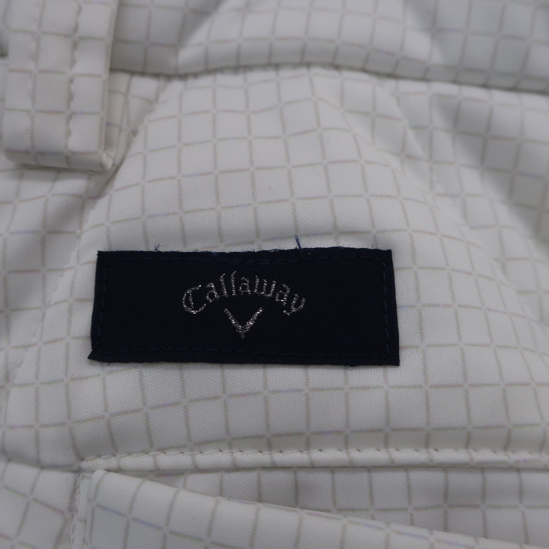 Callaway1 中綿パンツ 白チェック メンズ 3L C21226114 B