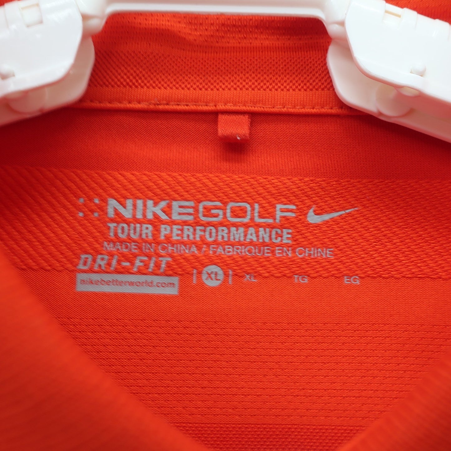 NIKE GOLF(ナイキゴルフ) 長袖ポロシャツ 赤 メンズ XL A