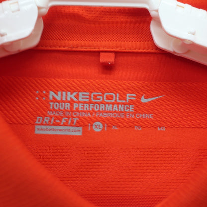 NIKE GOLF(ナイキゴルフ) 長袖ポロシャツ 赤 メンズ XL A