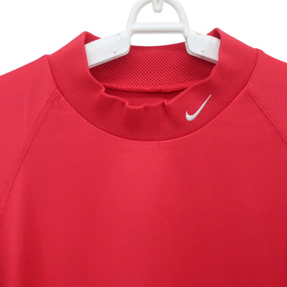 NIKE GOLF(ナイキゴルフ) 半袖モックネックシャツ 赤 メンズ XL A