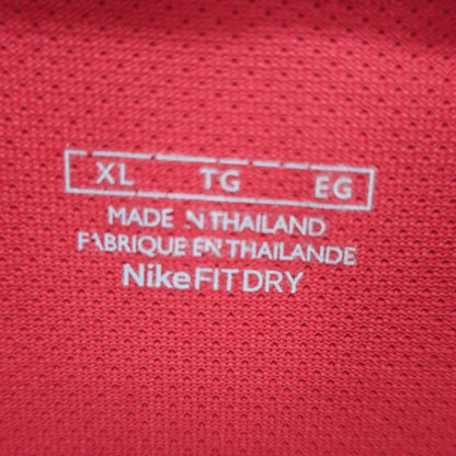 NIKE GOLF(ナイキゴルフ) 半袖モックネックシャツ 赤 メンズ XL A