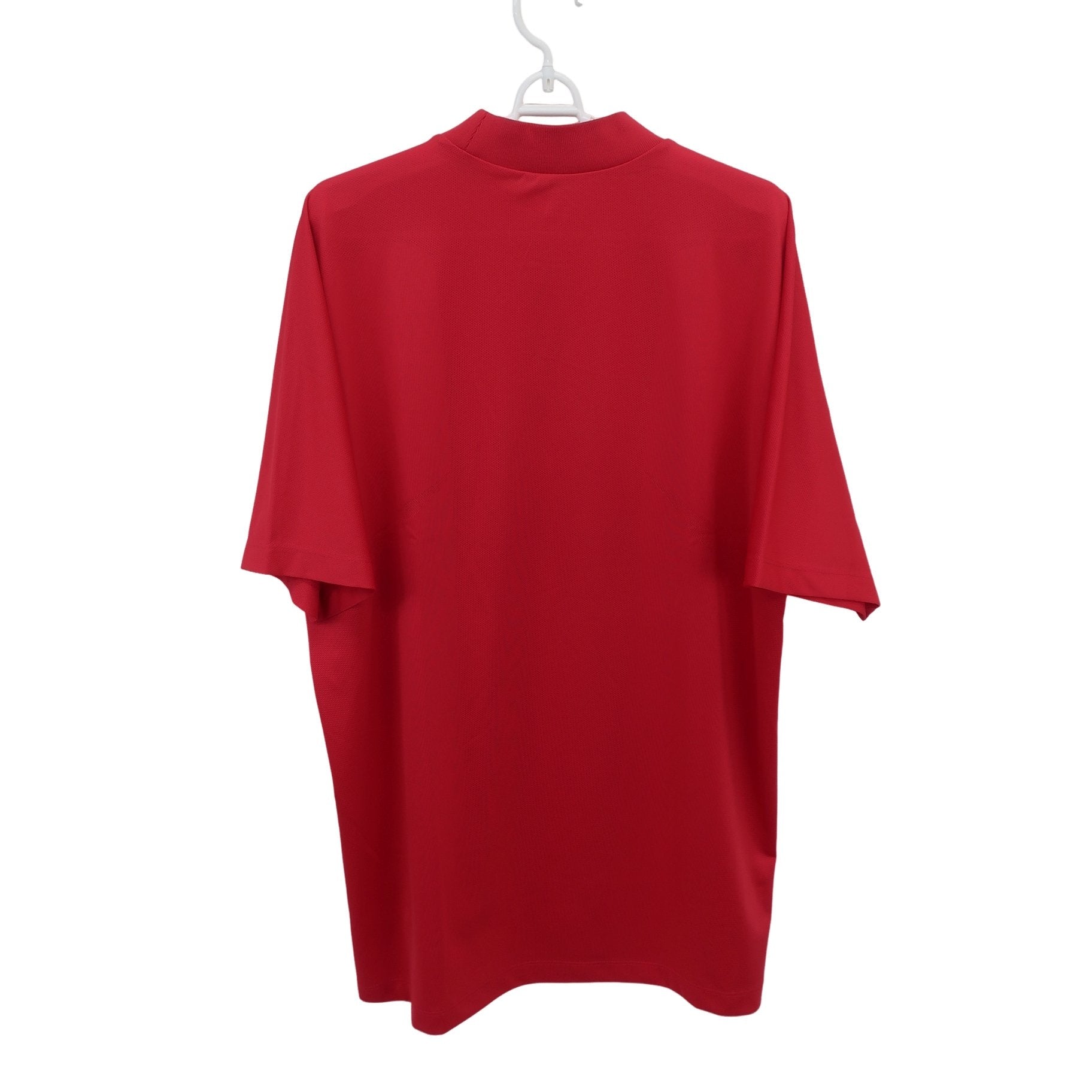 NIKE GOLF(ナイキゴルフ) 半袖モックネックシャツ 赤 メンズ XL A