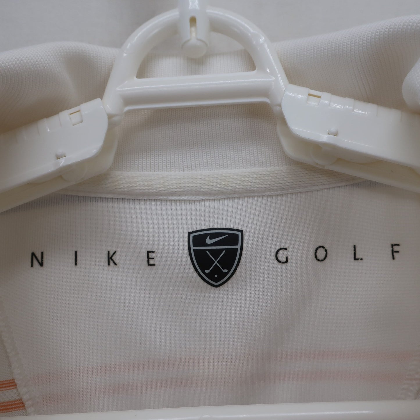NIKE GOLF(ナイキゴルフ) ポロシャツ 白カラフルボーダー メンズ A