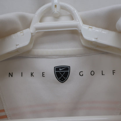 NIKE GOLF(ナイキゴルフ) ポロシャツ 白カラフルボーダー メンズ A