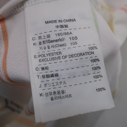 NIKE GOLF(ナイキゴルフ) ポロシャツ 白カラフルボーダー メンズ A