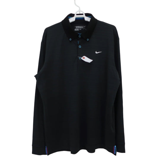 NIKE GOLF(ナイキゴルフ) 長袖ポロシャツ 黒 メンズ XL B