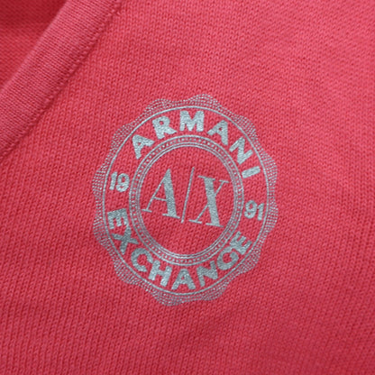 ARMANI EXCHANGE(アルマーニエクスチェンジ) 半袖ニットシャツ ピンク レディース M N
