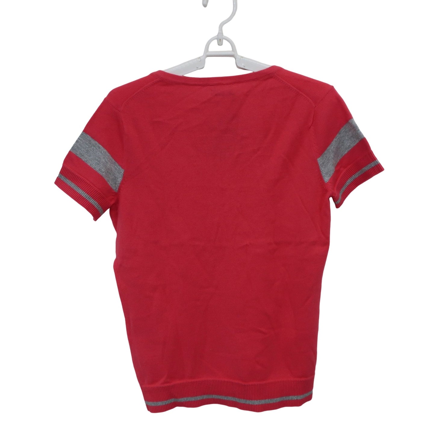 ARMANI EXCHANGE(アルマーニエクスチェンジ) 半袖ニットシャツ ピンク レディース M N