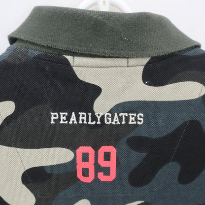 PEARLY GATES(パーリーゲイツ) ポロシャツ カモフラ柄 レディース 0 055-160166 B