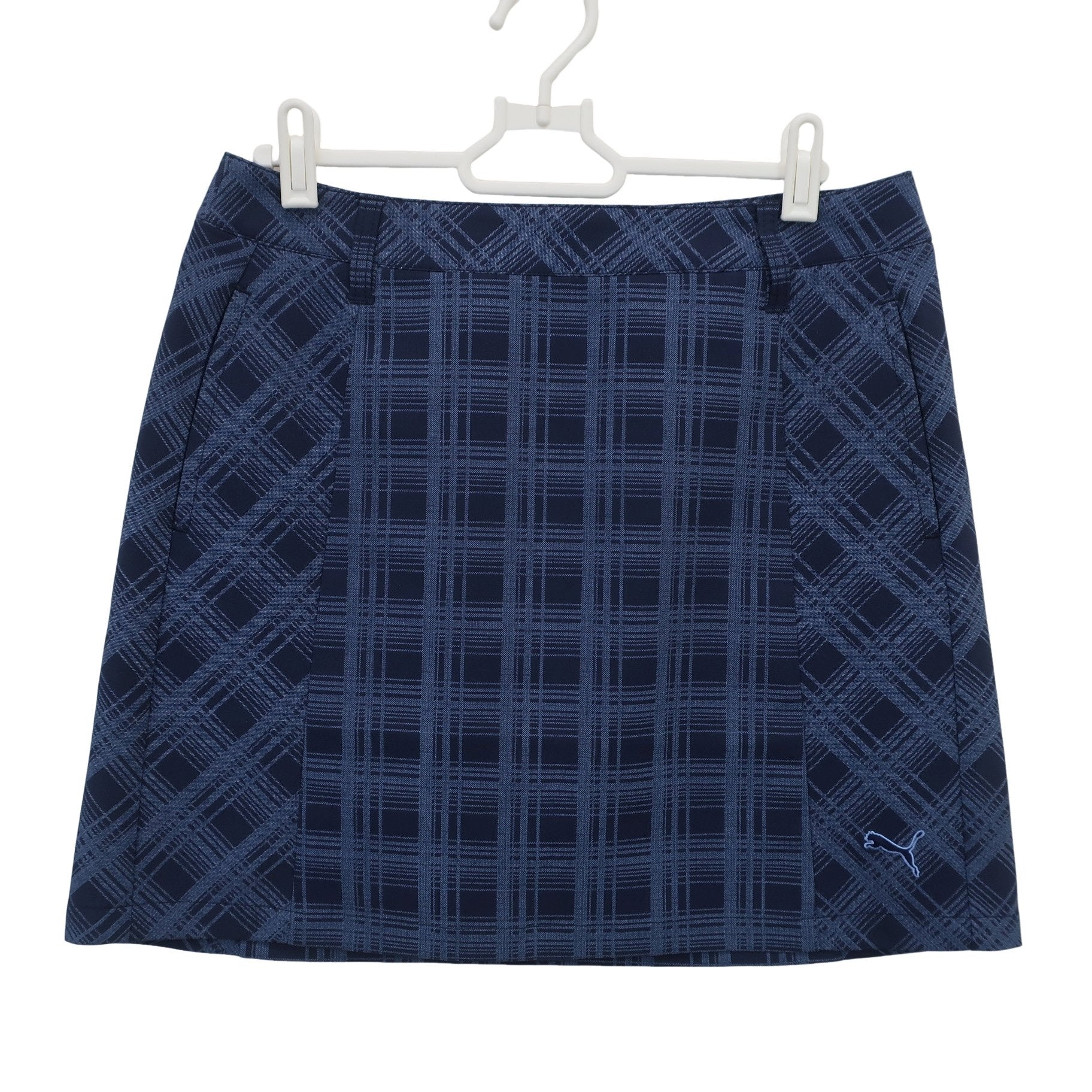 PUMA GOLF(プーマゴルフ) スカート 青チェック レディース L A