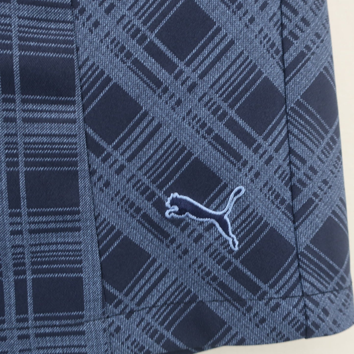 PUMA GOLF(プーマゴルフ) スカート 青チェック レディース L A