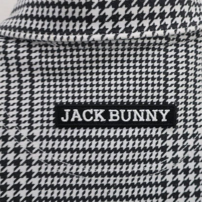 Jack Bunny(ジャックバニー) ポロシャツ 白黒千鳥柄 レディース 1 263-0160238 B
