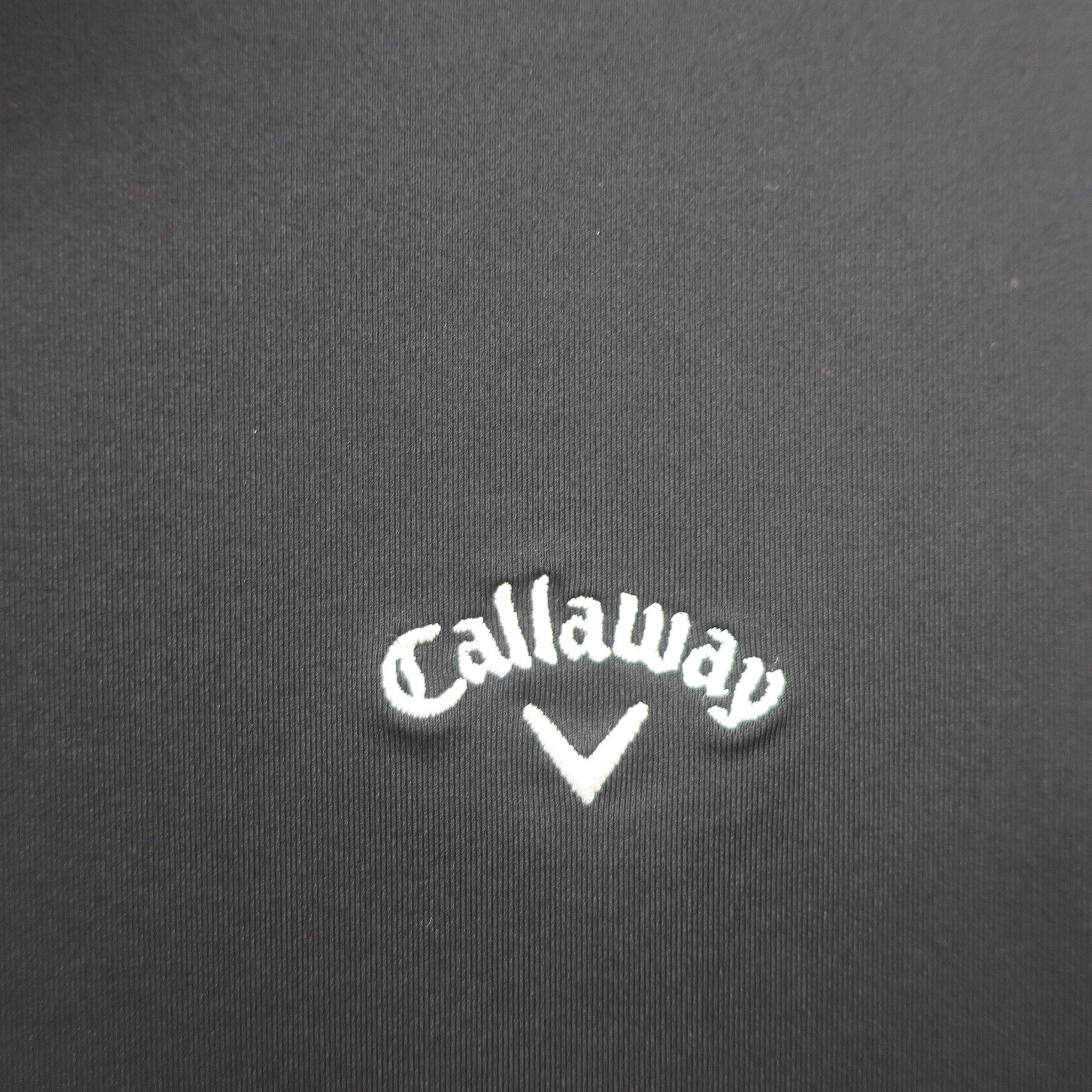 Callaway(キャロウェイ) 半袖モックネックシャツ 黒 レディース L 241-1134801 A