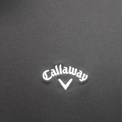 Callaway(キャロウェイ) 半袖モックネックシャツ 黒 レディース L 241-1134801 A