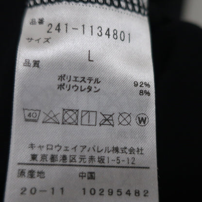Callaway(キャロウェイ) 半袖モックネックシャツ 黒 レディース L 241-1134801 A