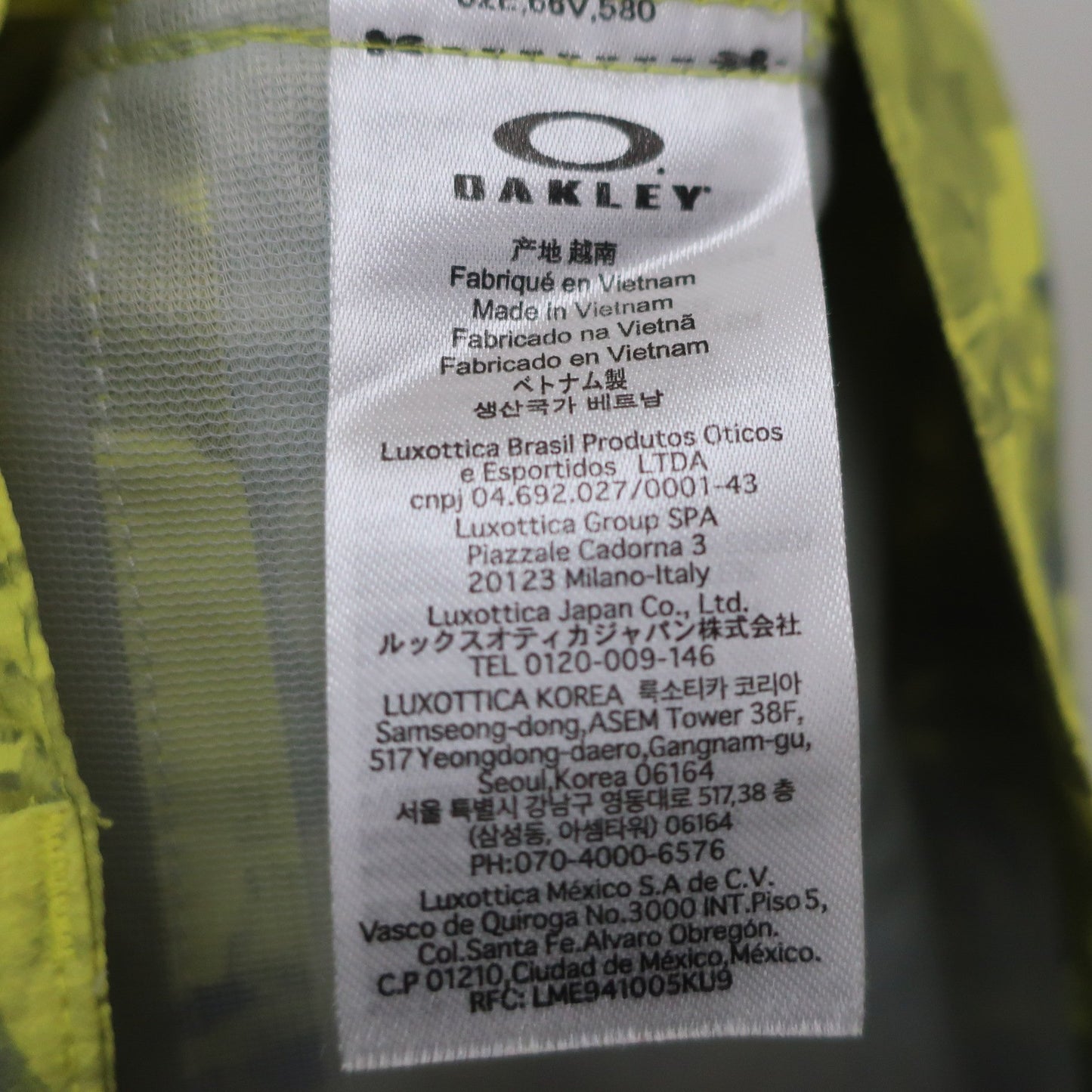 OAKLEY1 ハーフパンツ イエロー総柄 メンズ 36 A