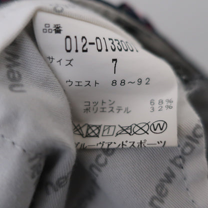 New Balance golf1 ハーフパンツ ネイビー系チェック メンズ 7 012-0133001 A