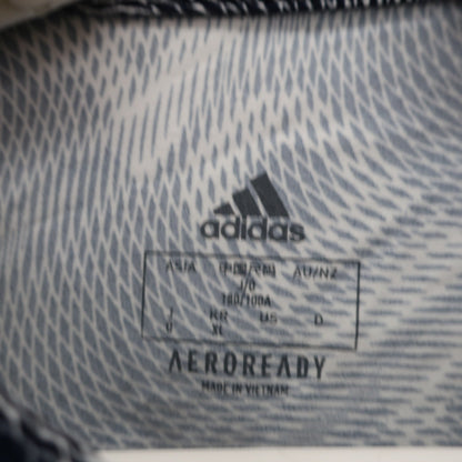 adidas(アディダス) ポロシャツ ネイビー白総柄 メンズ O A