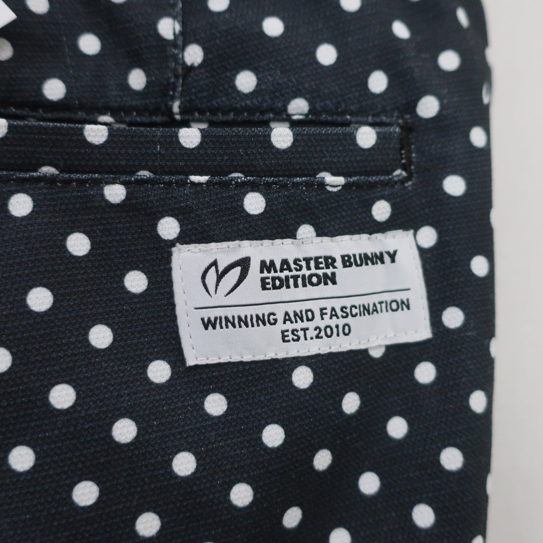 MASTER BUNNY EDITION1 パンツ ネイビー白ドット柄 メンズ 6 758-1131503 B