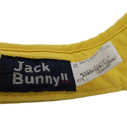 Jack Bunny(ジャックバニー) サンバイザー 黄色 メンズ フリーサイズ 262-0187344 A