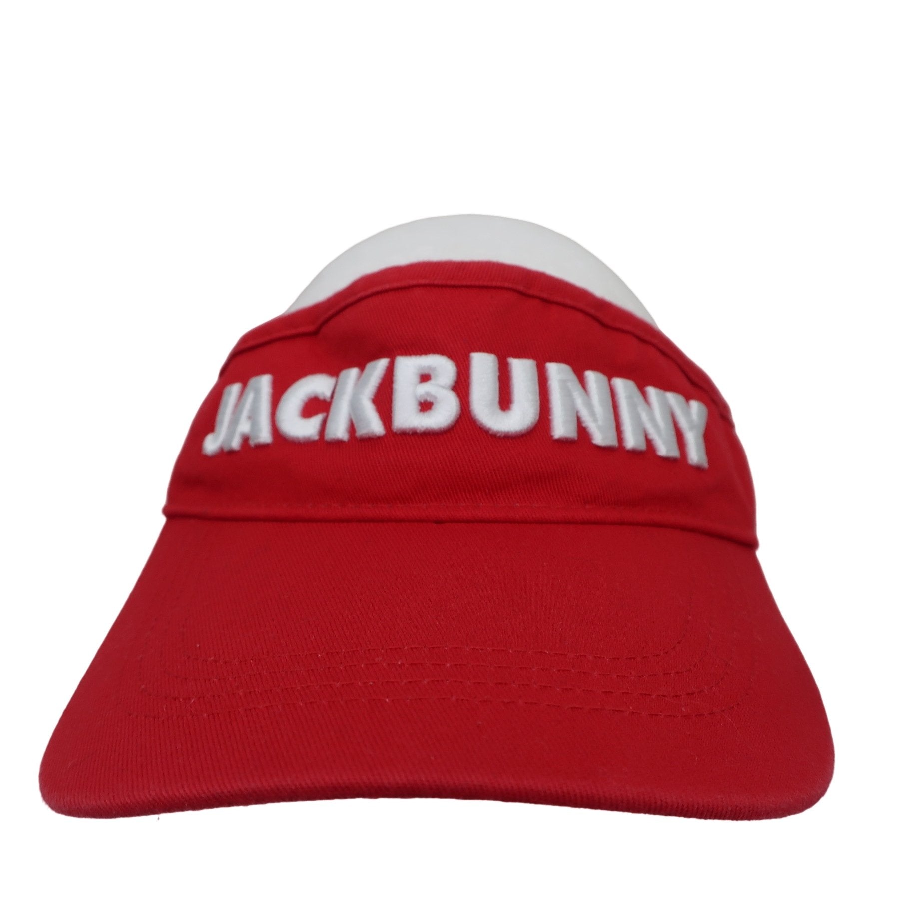 Jack Bunny(ジャックバニー) サンバイザー 赤 メンズ フリーサイズ 262-0187344 A
