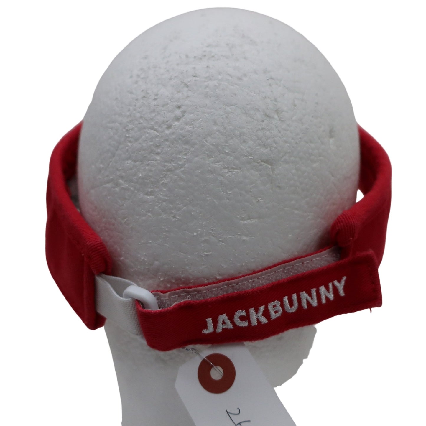 Jack Bunny(ジャックバニー) サンバイザー 赤 メンズ フリーサイズ 262-0187344 A