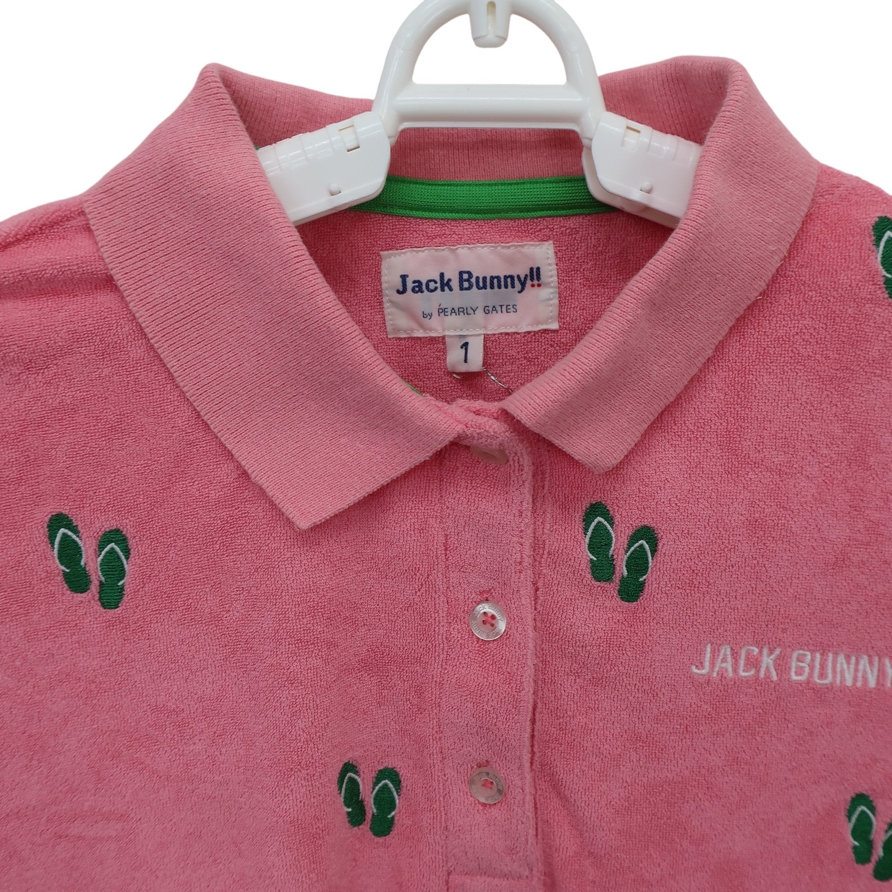 Jack Bunny(ジャックバニー) ポロシャツ ピンク レディース 1 B