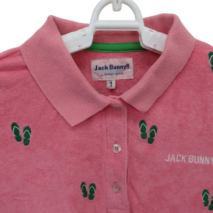 Jack Bunny(ジャックバニー) ポロシャツ ピンク レディース 1 B