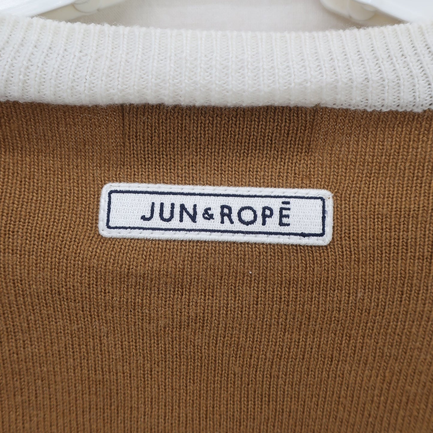 Jun and Rope(ジュン アンド ロペ) セーター ブラウン×ホワイト レディース M A
