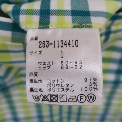 Jack Bunny(ジャックバニー) スカート 緑系チェック レディース 1 263-1134410 A
