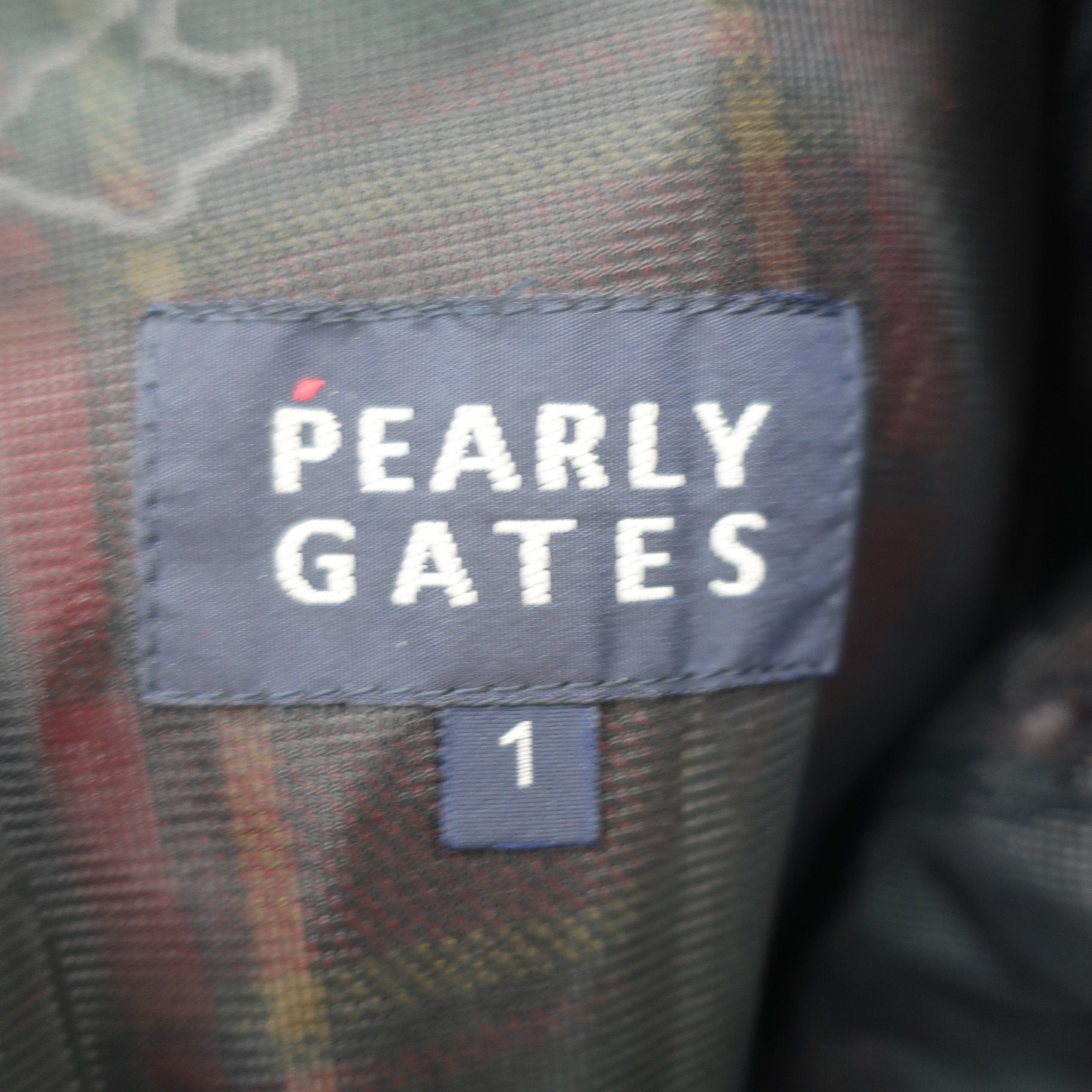 PEARLY GATES(パーリーゲイツ) スカート 赤緑系チェック レディース 1 055-234121 A