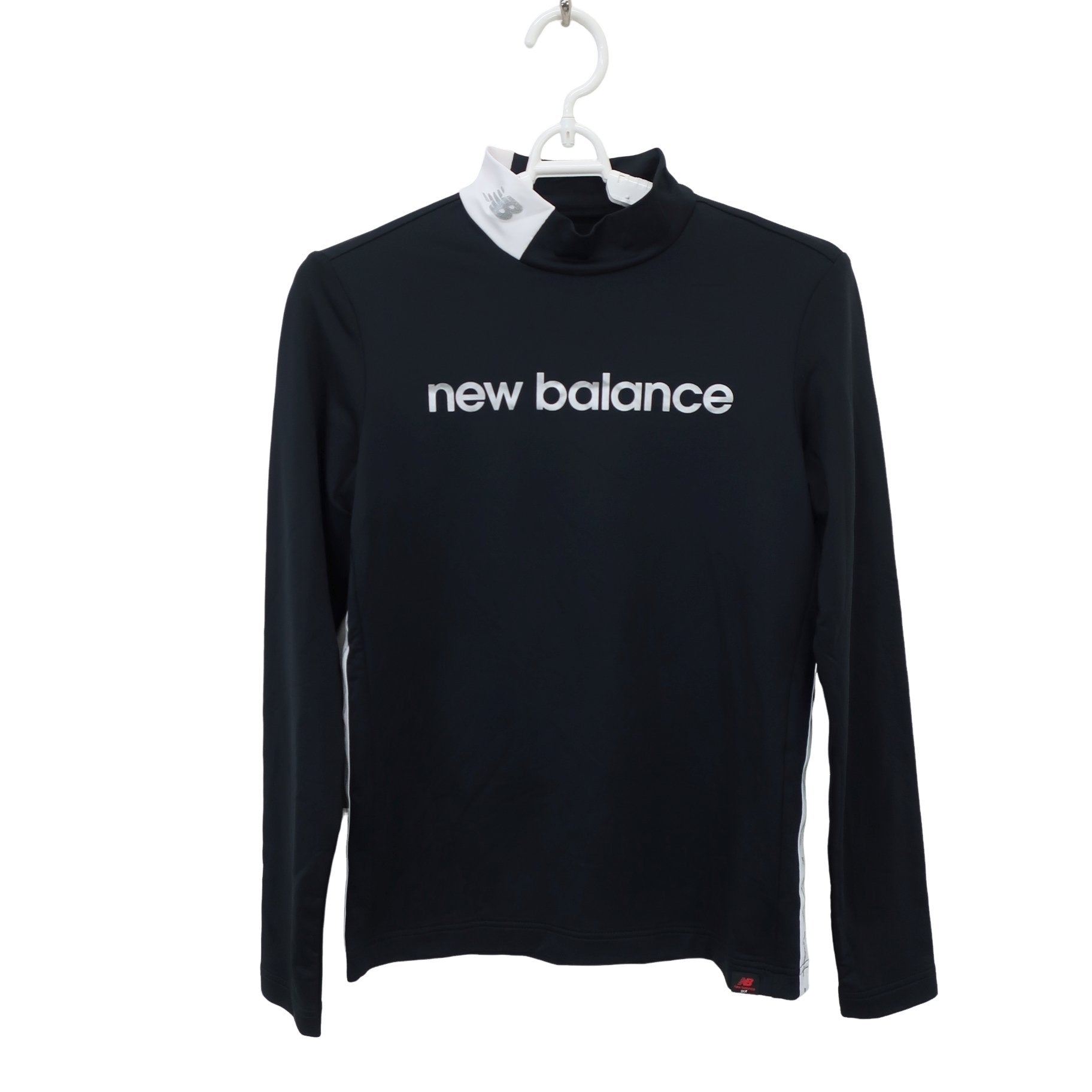 New Balance golf(ニューバランスゴルフ) 長袖モックネックシャツ 黒白 レディース 0 012-2267502 A