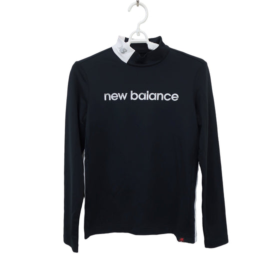 New Balance golf(ニューバランスゴルフ) 長袖モックネックシャツ 黒白 レディース 0 012-2267502 A