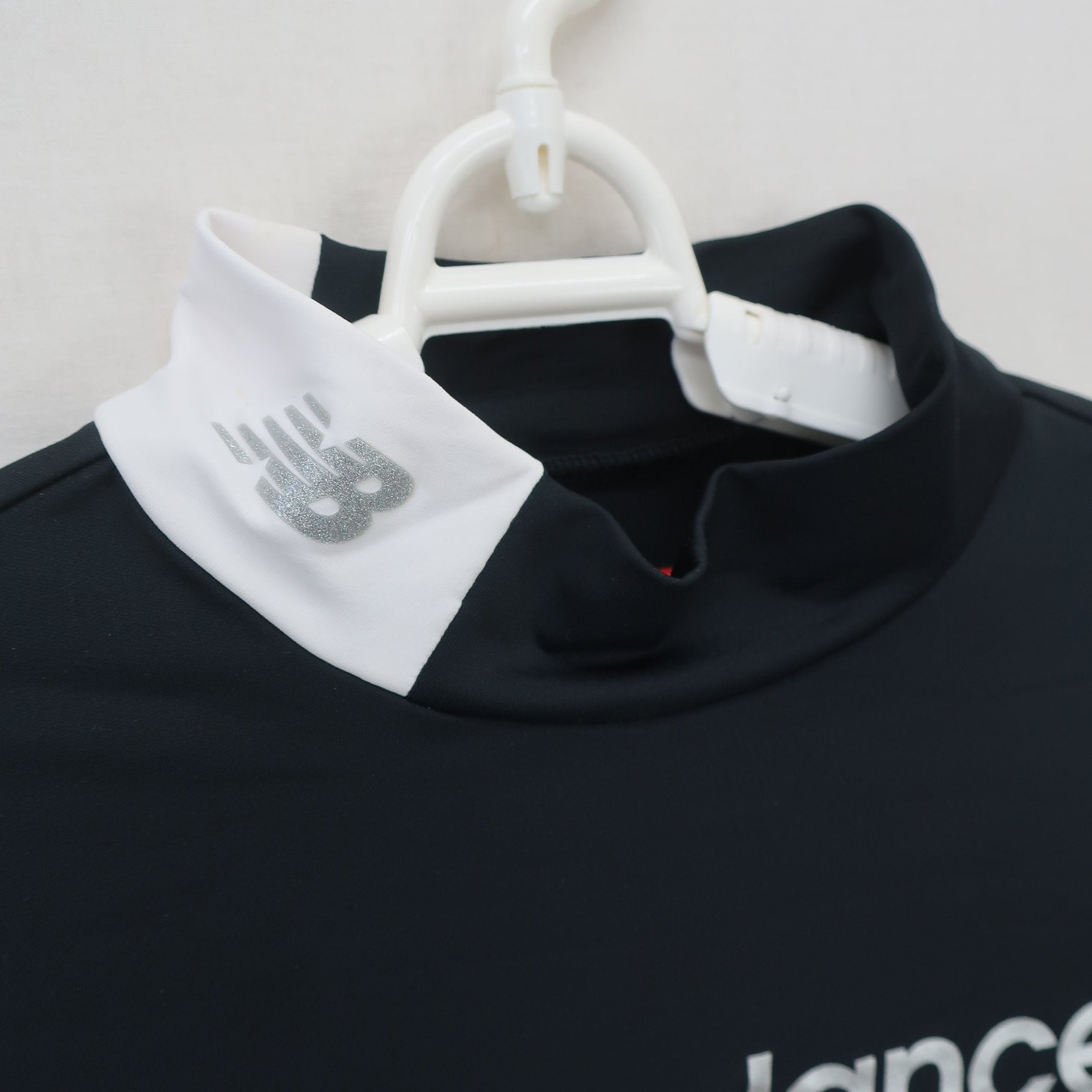New Balance golf(ニューバランスゴルフ) 長袖モックネックシャツ 黒白 レディース 0 012-2267502 A