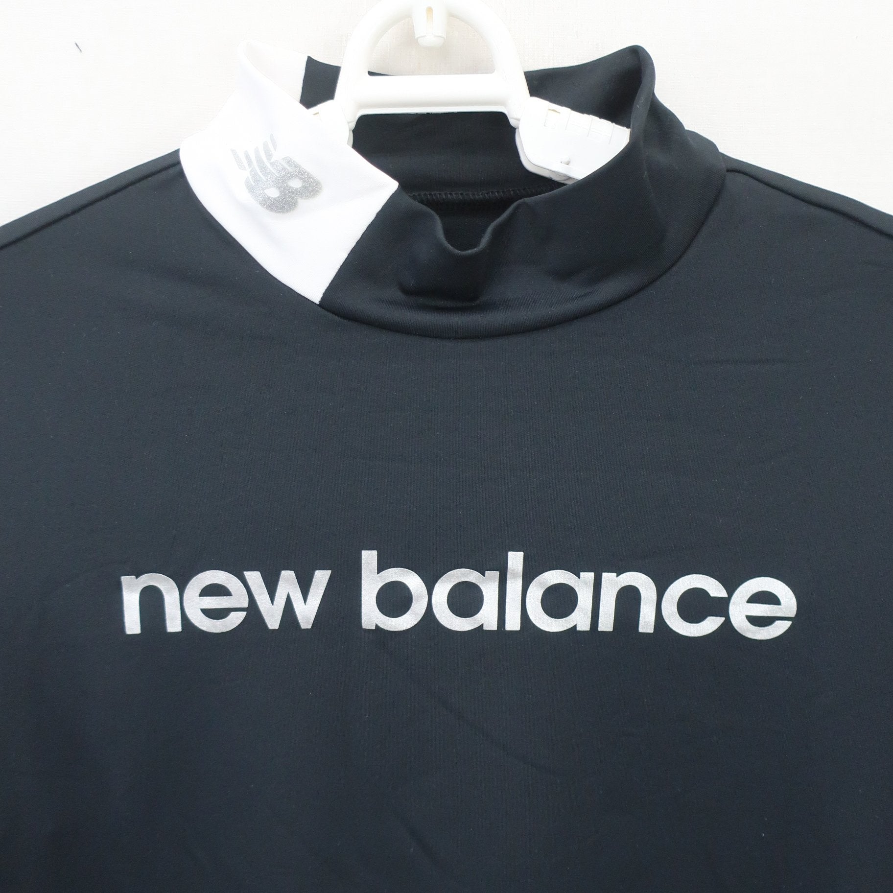 New Balance golf(ニューバランスゴルフ) 長袖モックネックシャツ 黒白 レディース 0 012-2267502 A