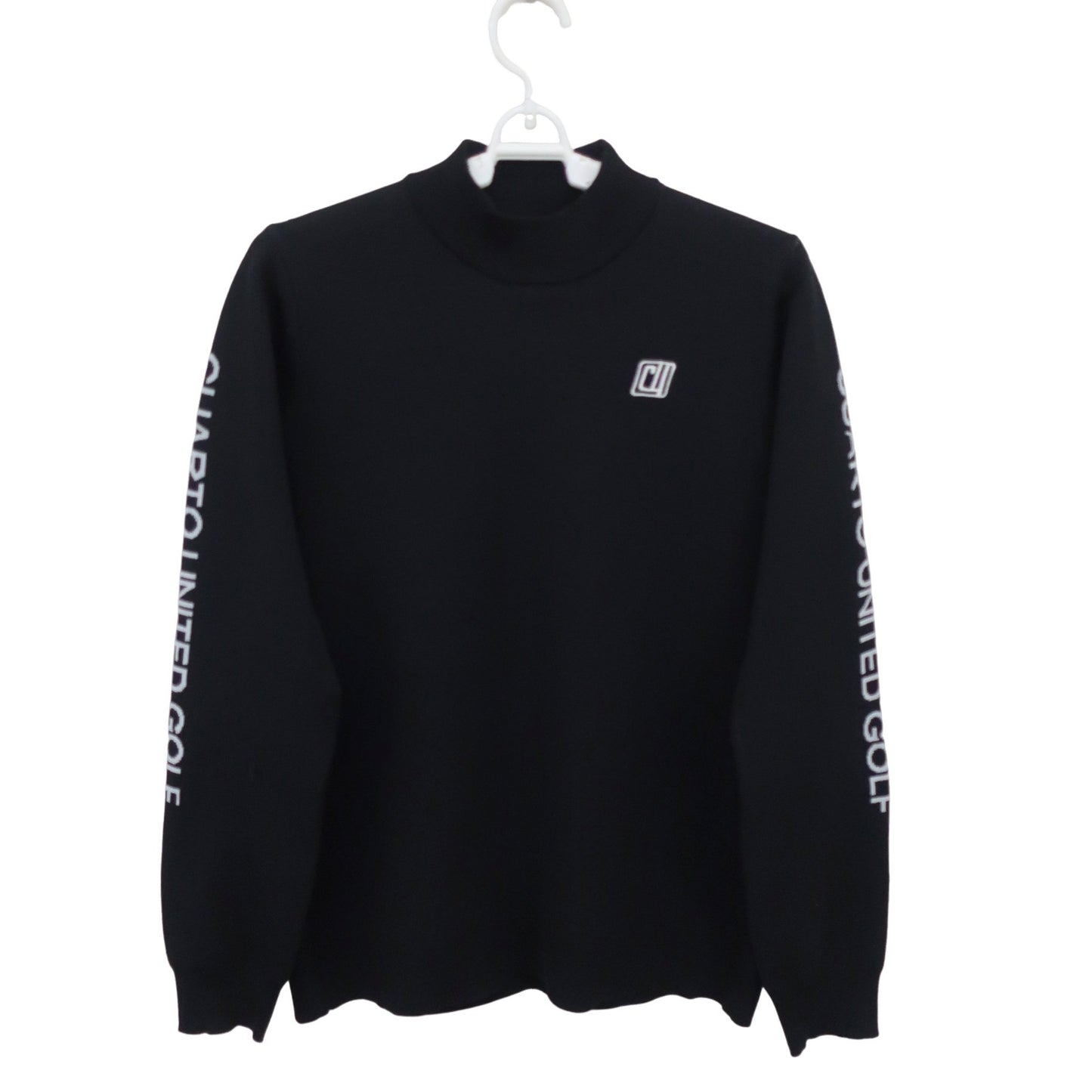 Cuarto UNITED(クアルトユナイテッド) モックネックセーター 黒 レディース M B