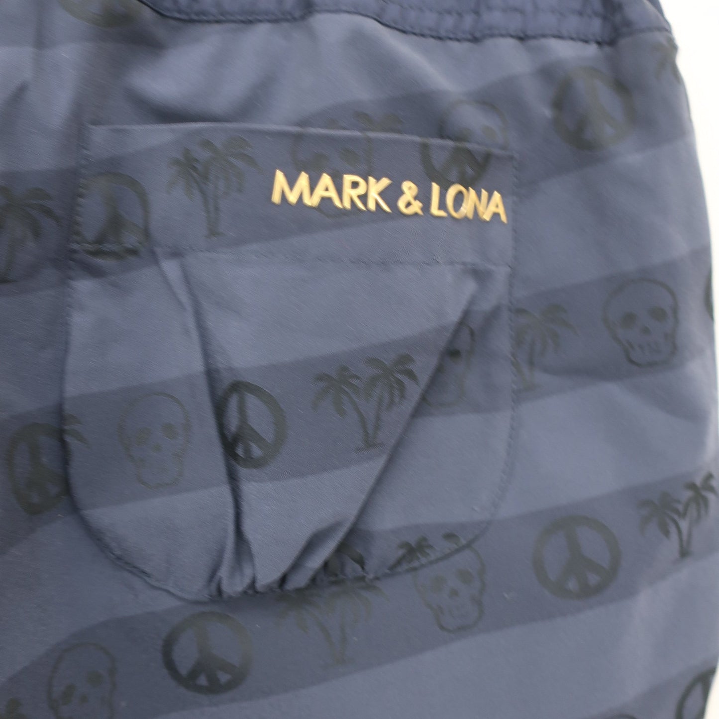 MARK&LONA1 ショートパンツ ネイビー レディース M MLW-17S-T50 A