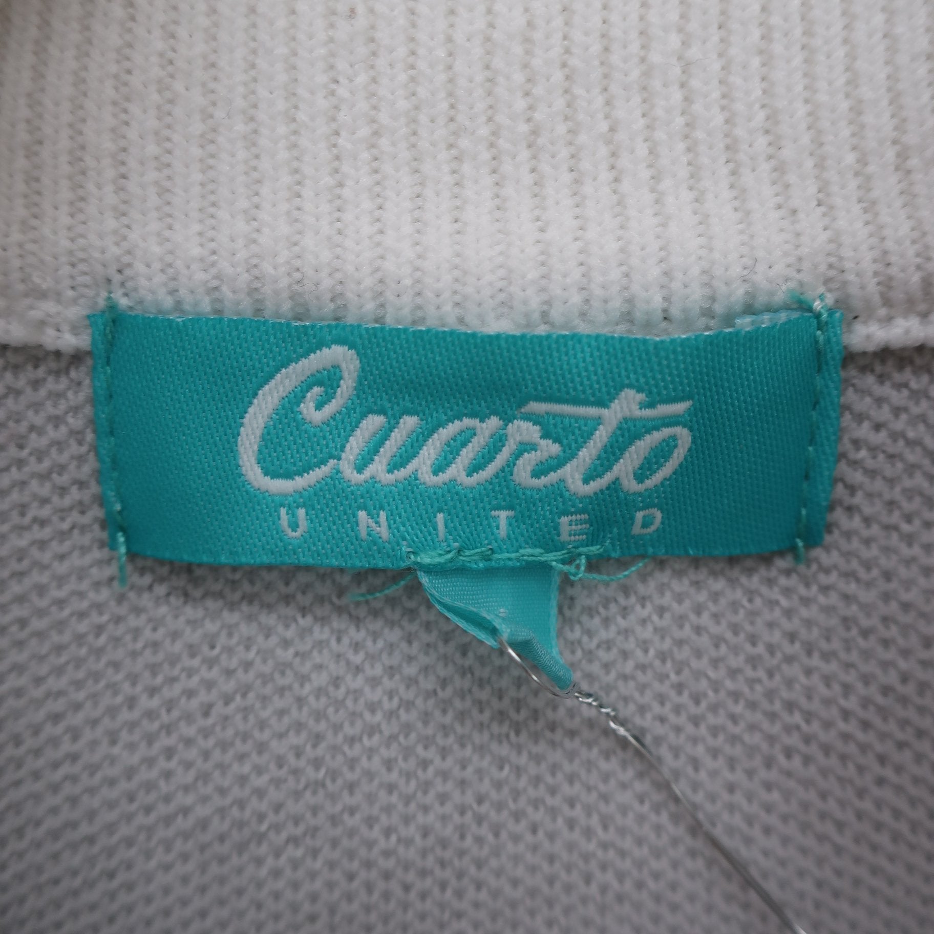 Cuarto UNITED(クアルトユナイテッド) モックネックセーター 白 レディース M B