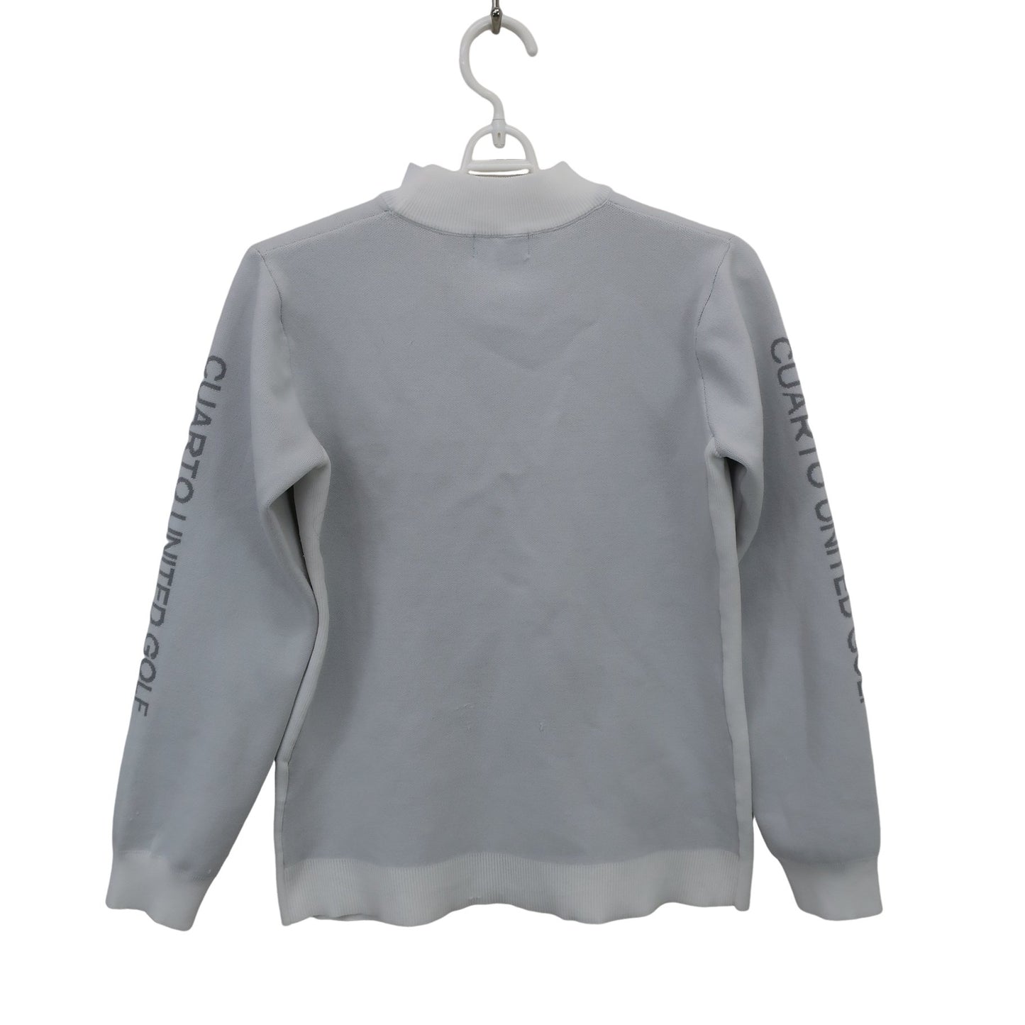 Cuarto UNITED(クアルトユナイテッド) モックネックセーター 白 レディース M B