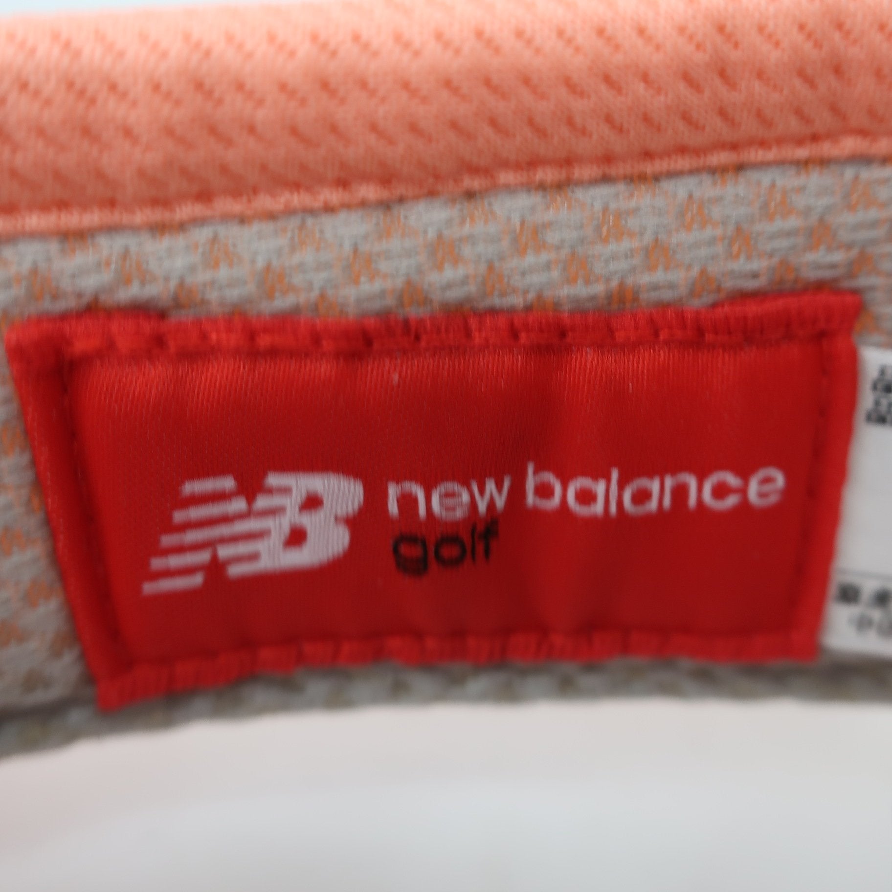 New Balance golf(ニューバランスゴルフ) サンバイザー オレンジ レディース フリーサイズ A